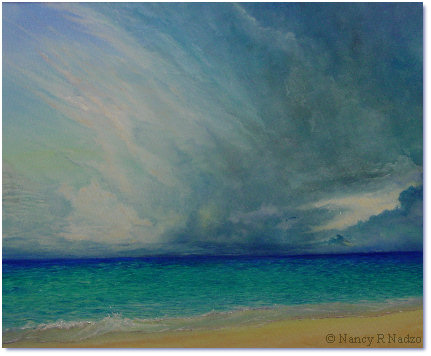 Receding Storm by Nancy R Nadzo